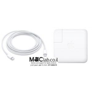 מטען למקבוק החדש טאץ בר MacBook Pro 15" with Touch Bar 87W PD type-c power charger adapter A1719